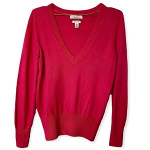 Banana Republic Hot Pink Cashmere Sweater